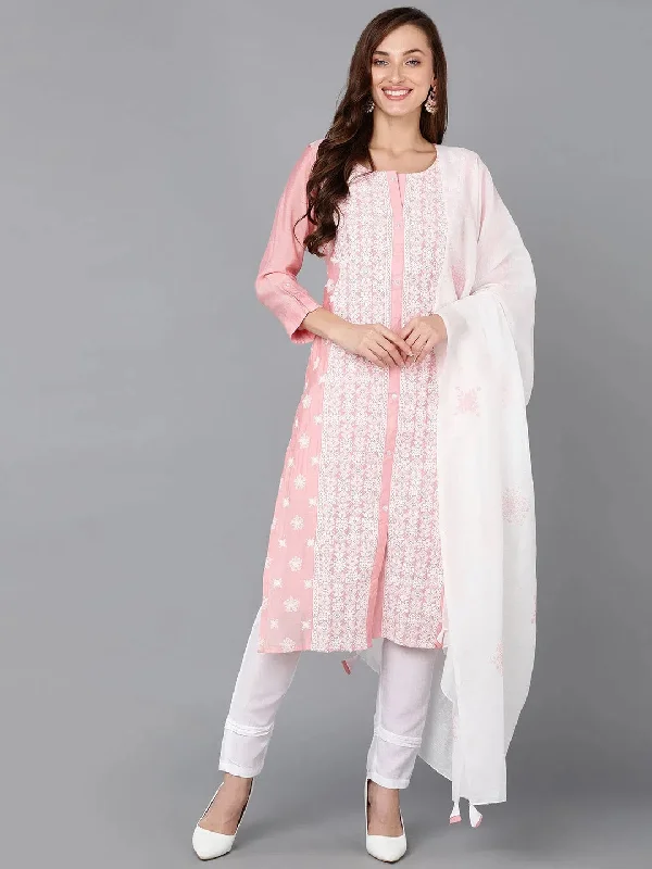 Ahika Women Poly Silk Embroidered Kurta Trouser-PKSKD1358A_XS