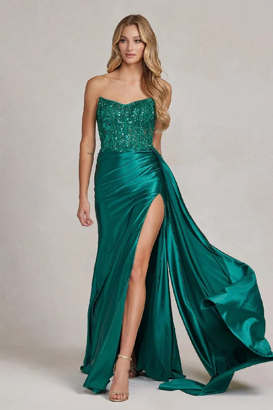 Nox Anabel E1174 Long Strapless Sexy Prom Dress