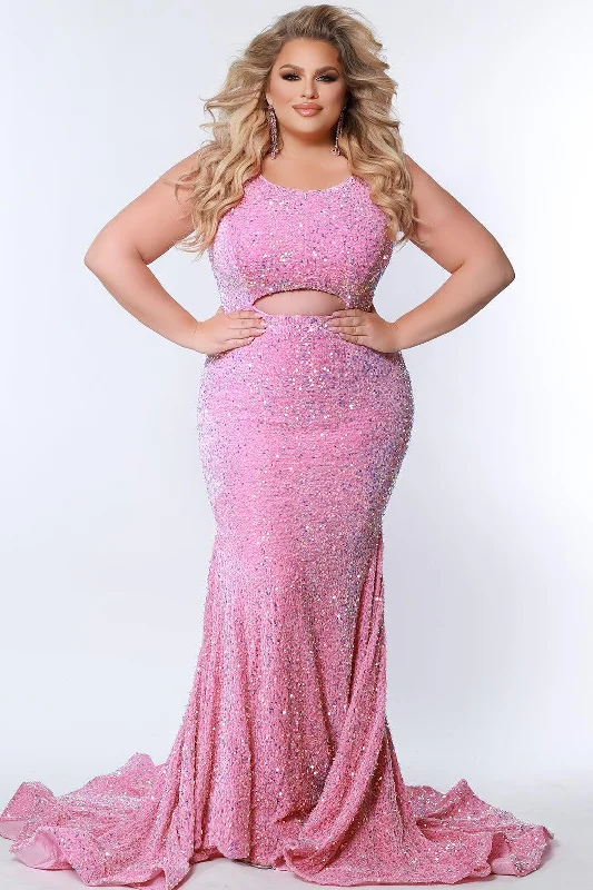 Sydneys Closet JK2301 Long Plus Size Formal Prom Dress