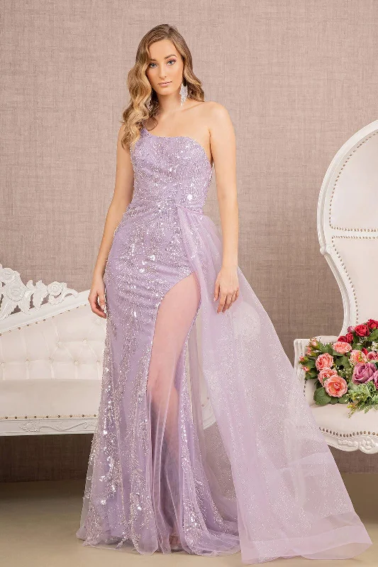 Prom Long One Shoulder Dress