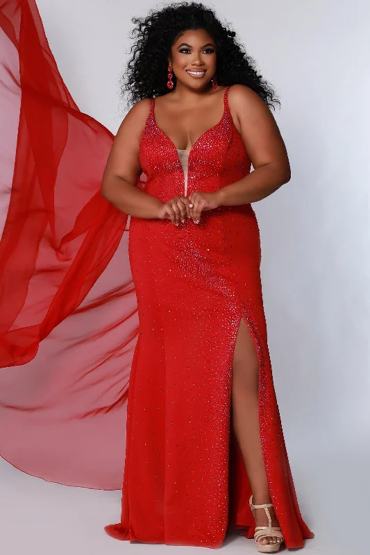 Sydneys Closet JK2218 Prom Long Formal Plus Size Dress