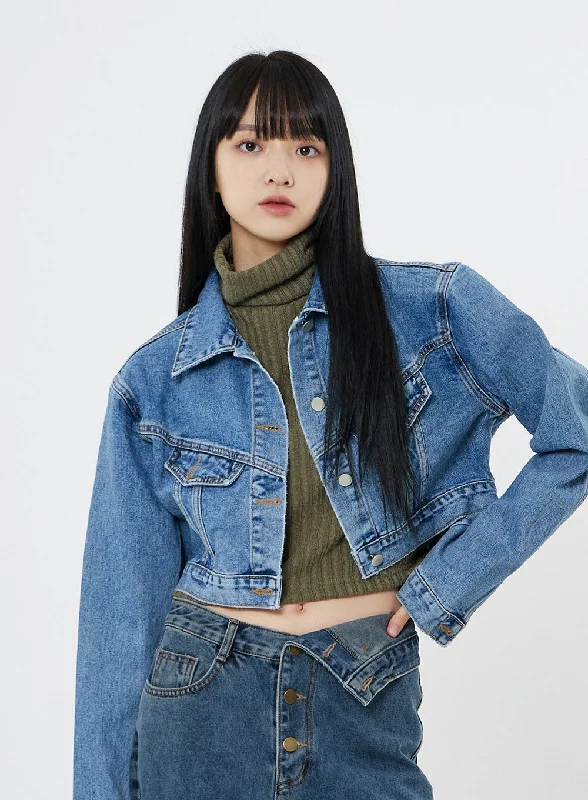 Crop Denim Jacket OO11