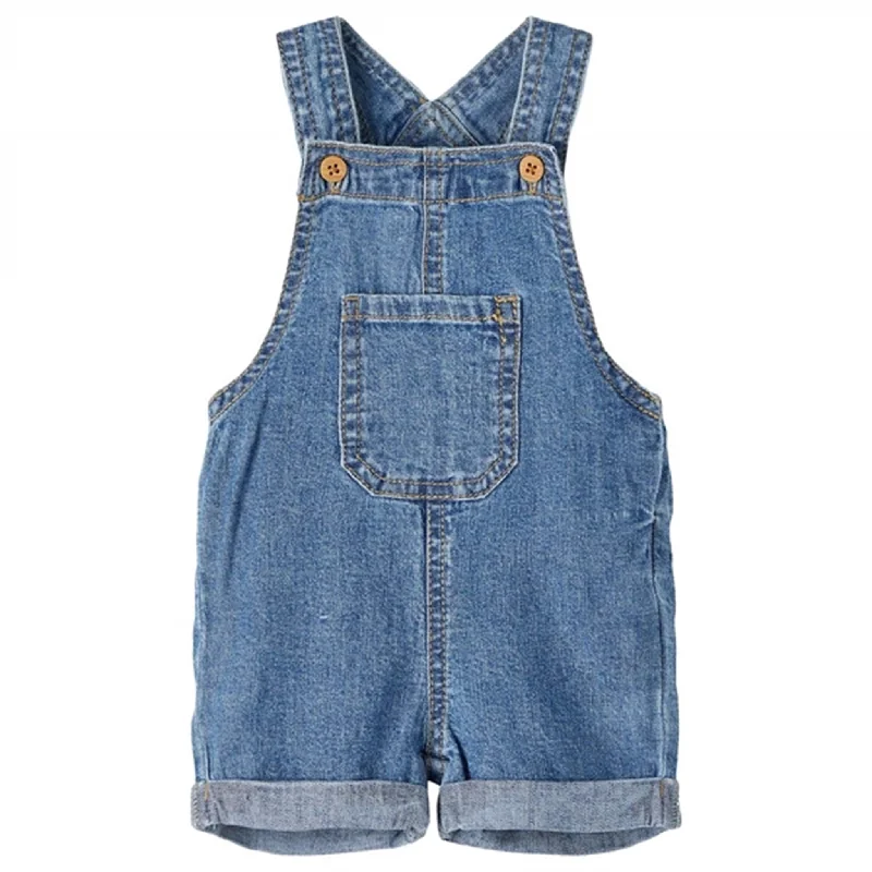 Name it Dark Blue Denim Lou Denim Shorts Overall