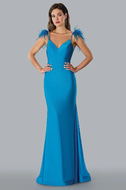 Stella Couture 23125 Long Fitted Prom Dress