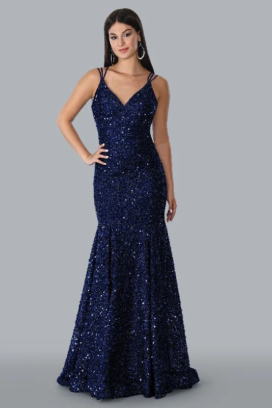 Stella Couture 23118 Long Sparkling Evening Dress