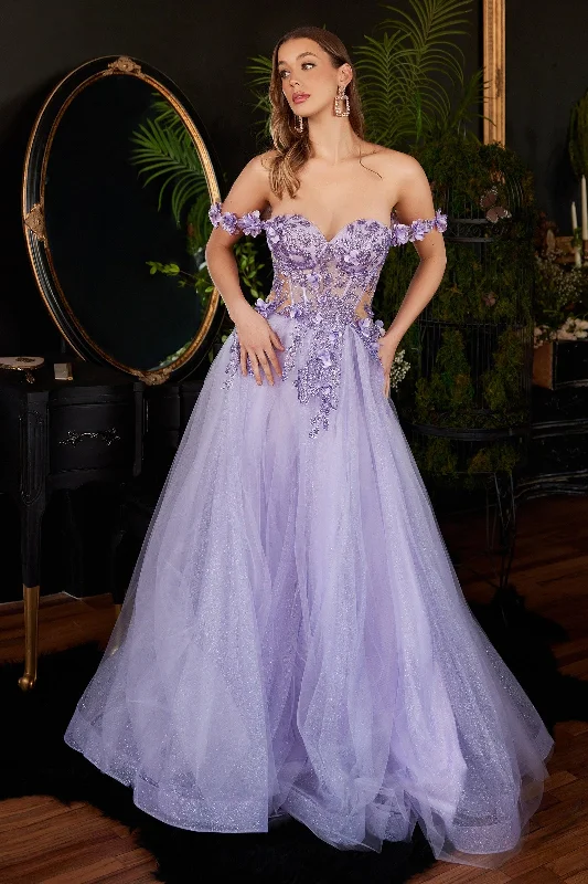 Cinderella Divine CB104 Off Shoulder Ball Gown