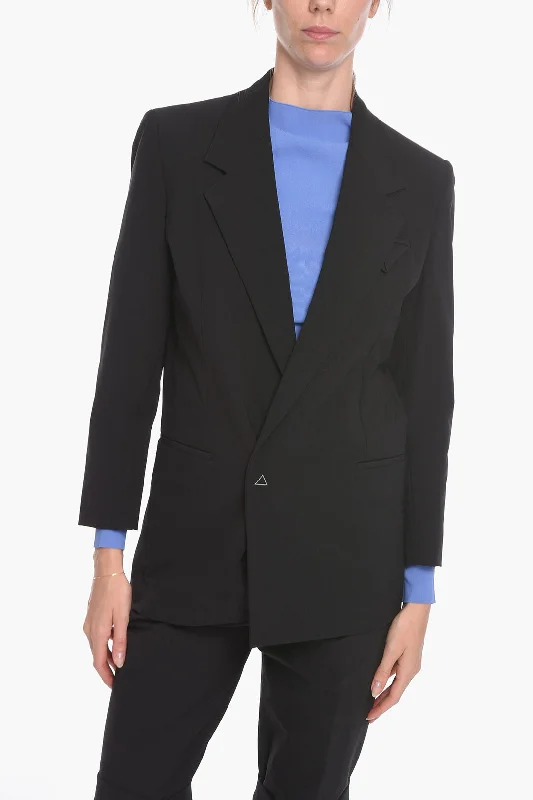 Bottega Veneta Nylon-canvas Single-breasted Blazer