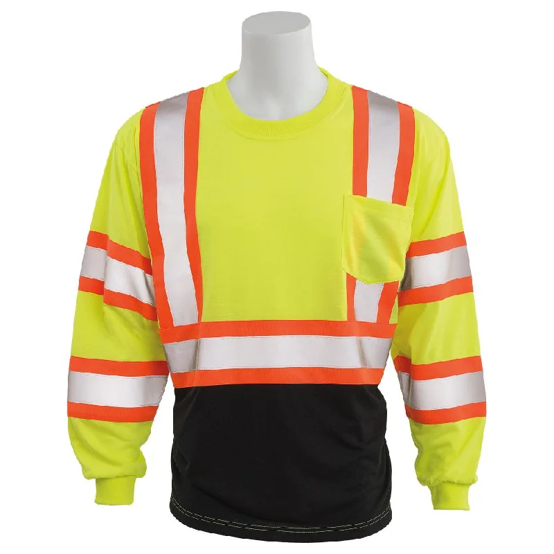 ERB Class 3 Hi-Viz Long Sleeve Bottom Contrast Pocket-Clearance