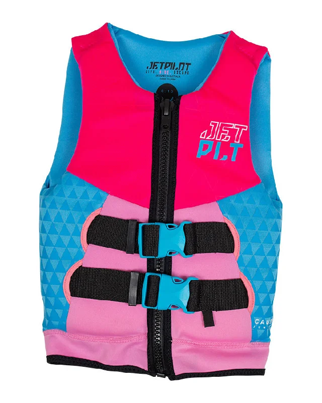 Jetpilot The Cause Youth Neo Life Jacket - Pink