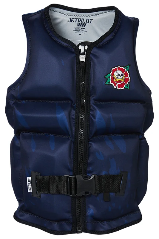 Jetpilot X1 Boys Youth Life Jacket - Navy