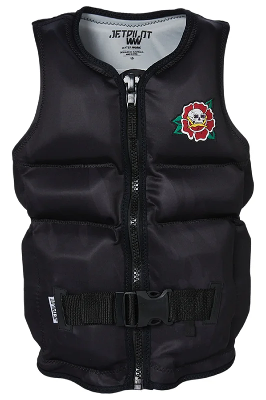 Jetpilot X1 Boys Youth Life Jacket - Black