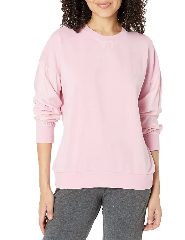 Bella's Ball Long Sleeve Pajama Shirt In Lilac Rose