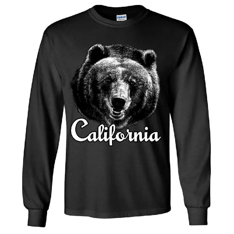 California Grizzly Bear Long Sleeve Shirt