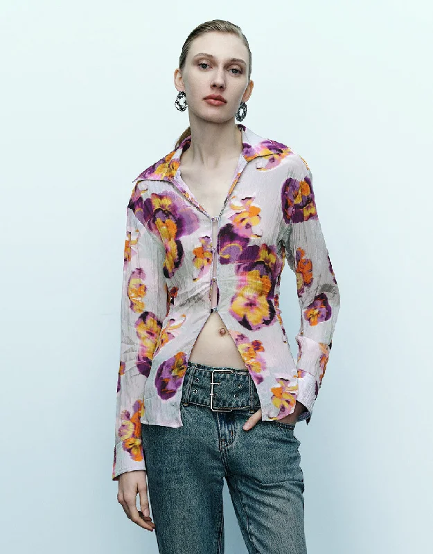 Flower Printed Shirt