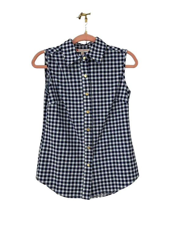 Kim Gingham Shirt In Navy