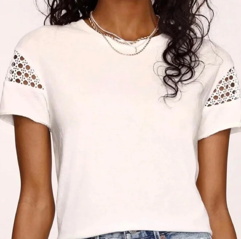 Marla T Shirt In White