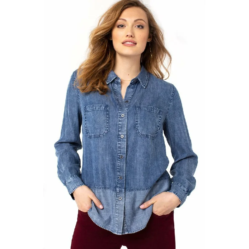 Reverse Fabric Block Shirt