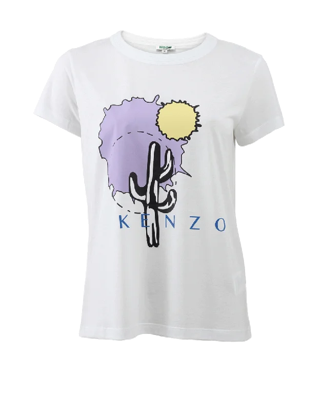 Cactus Print T-Shirt