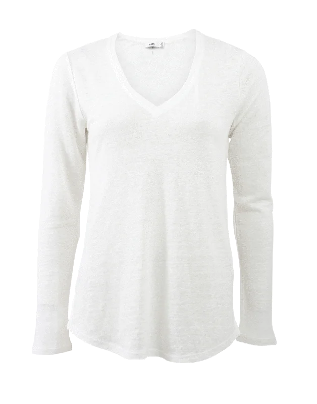 Linen Long Sleeve T-Shirt