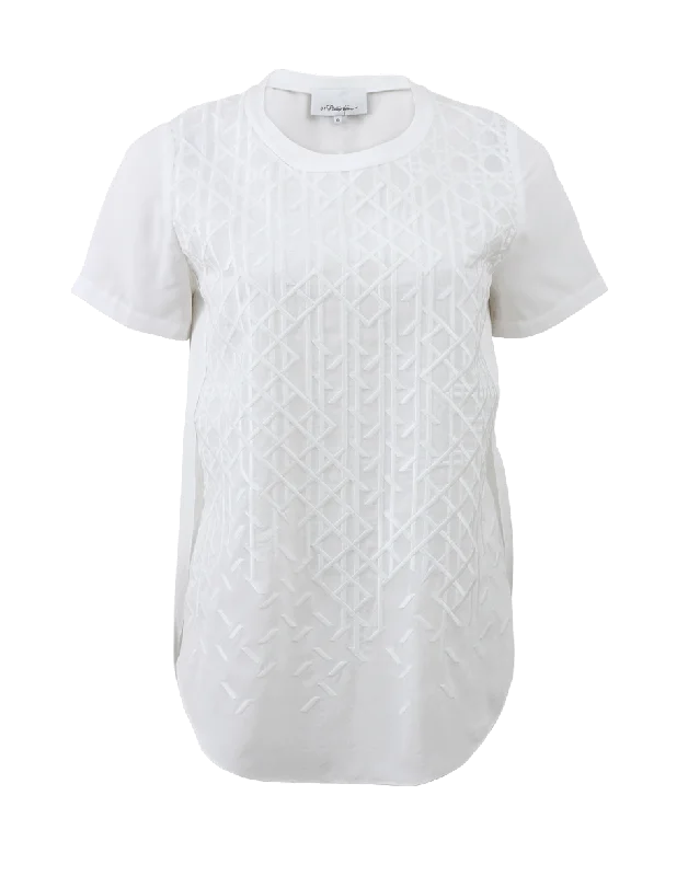 Overlap Side Seam T-Shirt