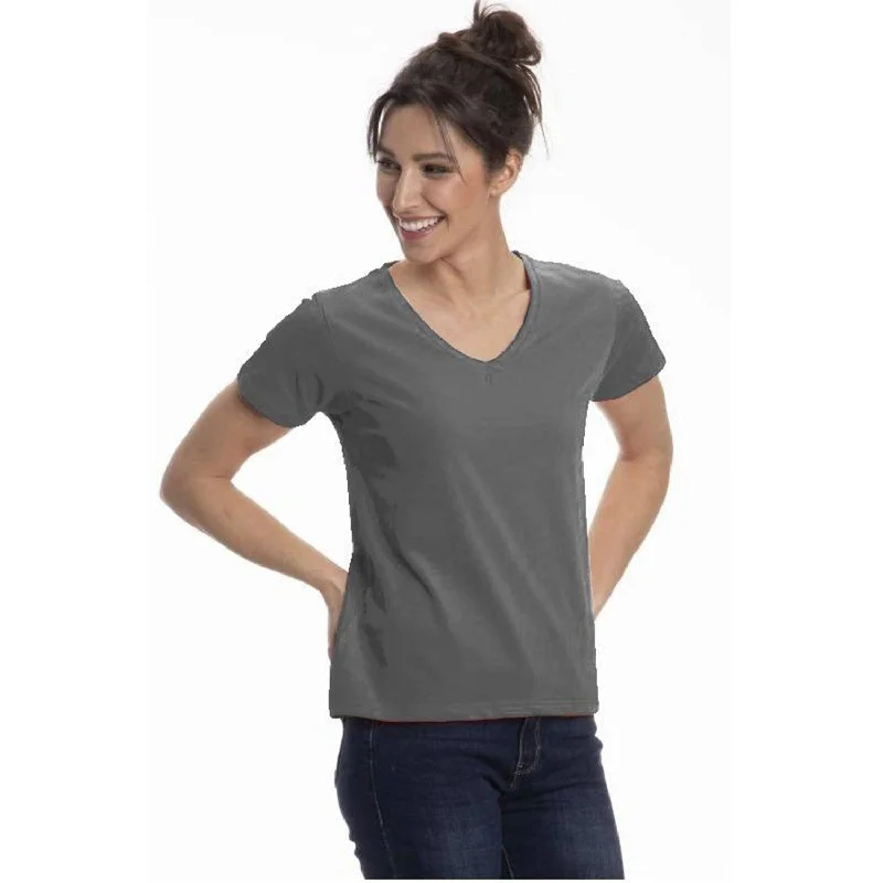 Short Sleeve V-Neck T-Shirt for Women in Pretty Spring Colors