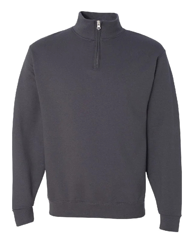 Cadet Collar Quarter-Zip Sweatshirt - Classic Fit