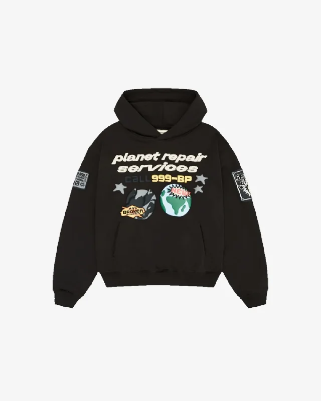 Broken Planet ‘Planet Repair Services’ Black Hoodie