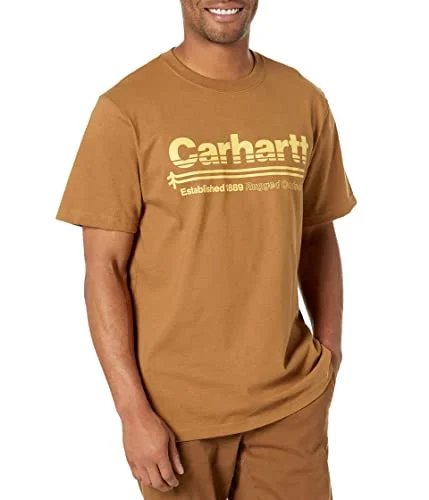 Carhartt 105754 Men's Relaxed Fit Heavyweight Short Sleeve Outdoors Graphic T-Shirt