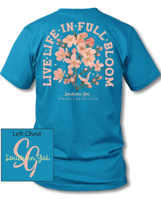 Southern Gal Plus Full Bloom Short Sleeve Tee