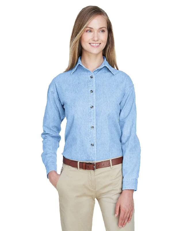 UltraClub Ladies' Cypress Denim