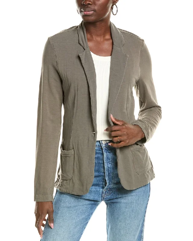 Majestic Filatures French Terry One-Button Jacket