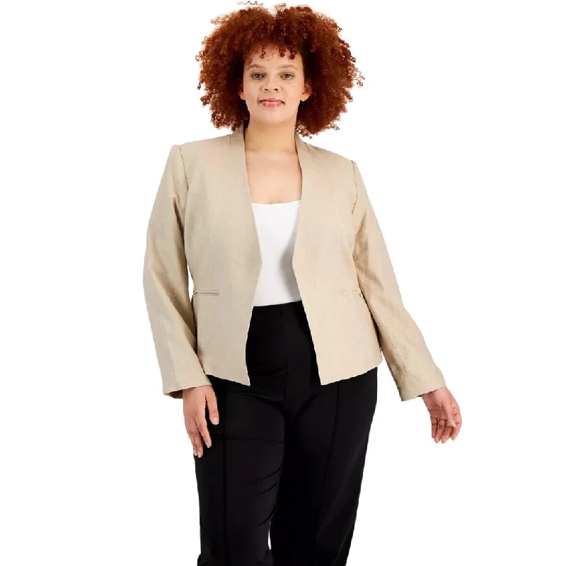 CALVIN KLEIN - Plus Size Open-Front Blazer